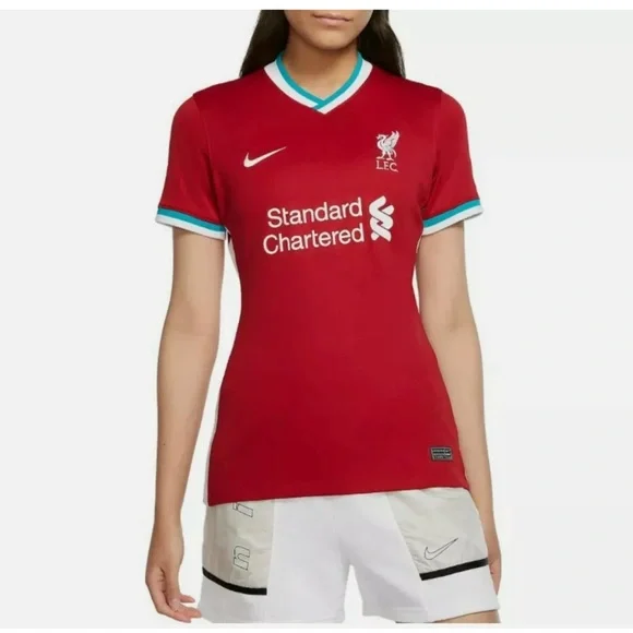 Nike Tops Nike Womens Liverpool Fc 22 Home Soccer Jersey Red